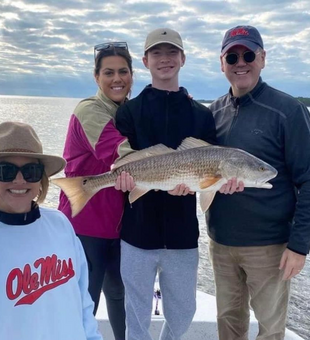 Surf fishing with views that inspire.